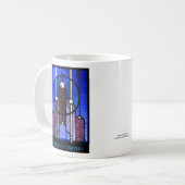 Weltfrieden - Kaffee-Tasse Kaffeetasse (Vorderseite Links)