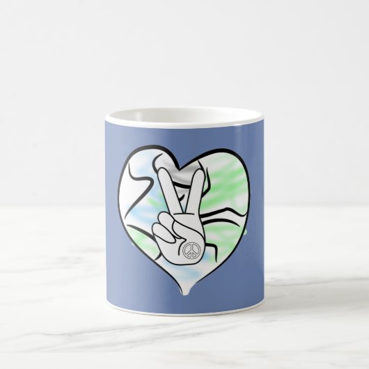 Weltfrieden Kaffeetasse (Mittel)