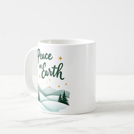 Weltfrieden Kaffeetasse (Vorderseite Links)
