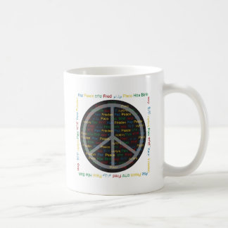 Weltfrieden Kaffeetasse