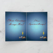 Weltfrieden-Karte Feiertagskarte (Innenseite)