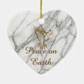 Weltfrieden Keramik Ornament (Hinten)