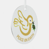 Weltfrieden Keramik Ornament (Vorderseite Rechts)