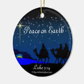 Weltfrieden Keramik Ornament (Links)