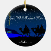 Weltfrieden Keramik Ornament (Hinten)