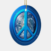Weltfrieden Keramik Ornament (Rechts)