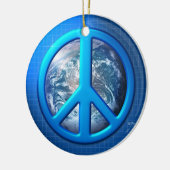 Weltfrieden Keramik Ornament (Links)