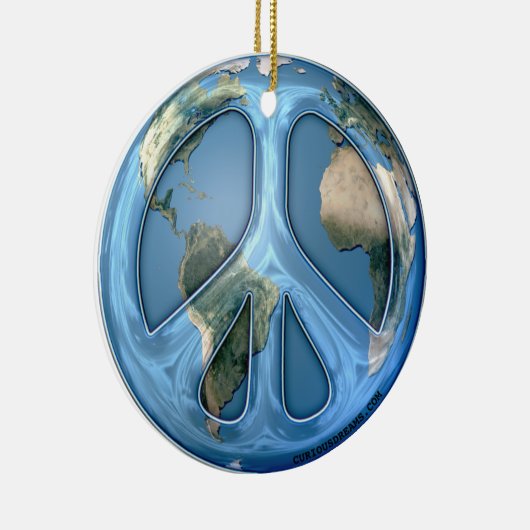 Weltfrieden Keramikornament (Rechts)