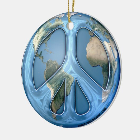 Weltfrieden Keramikornament (Links)