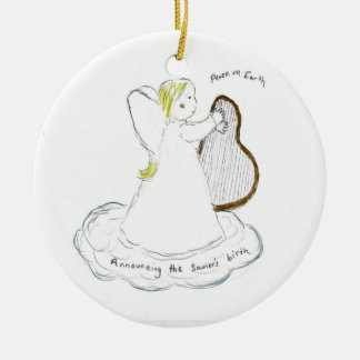 Weltfrieden Keramikornament