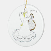 Weltfrieden Keramikornament (Links)