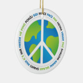 Weltfrieden Keramikornament (Rechts)