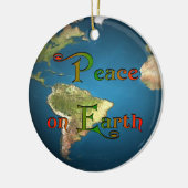 Weltfrieden Keramikornament (Links)