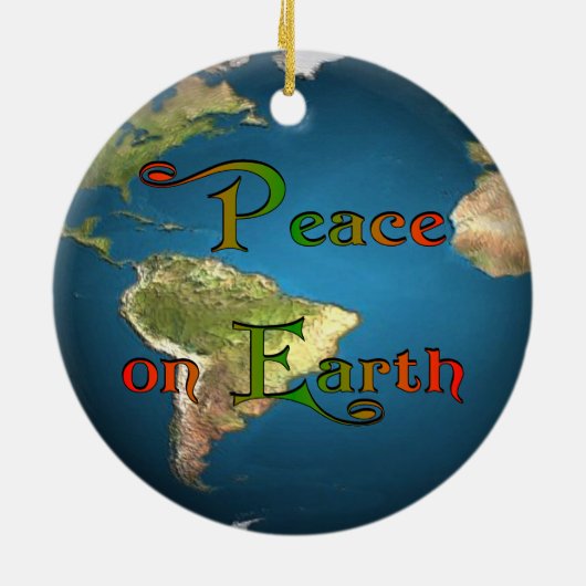Weltfrieden Keramikornament (Hinten)
