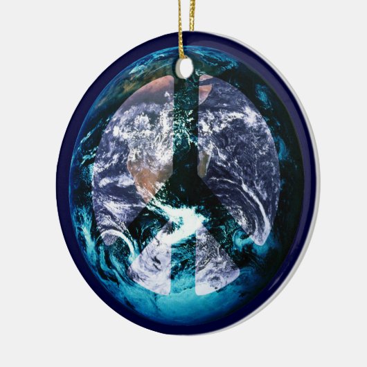 Weltfrieden Keramikornament (Links)
