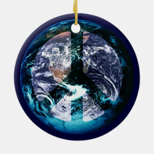 Weltfrieden Keramikornament (Hinten)