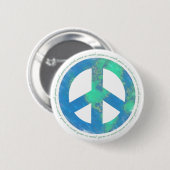 Weltfrieden-Knopf Button (Vorne & Hinten)