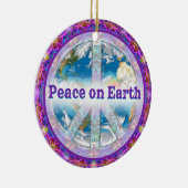 Weltfrieden Koexistenz Keramik Ornament (Rechts)