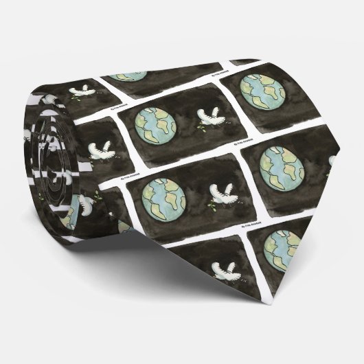 Weltfrieden Krawatte (Gerollt)