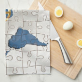 Weltfrieden Küchentuch (Viertel Falte)