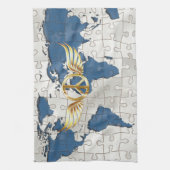 Weltfrieden Küchentuch (Vertikal)