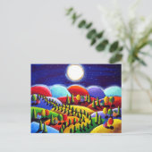 Weltfrieden Landscape Postkarte (Stehend Vorderseite)