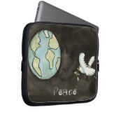 Weltfrieden Laptop Sleeve (Vorne Rechts)