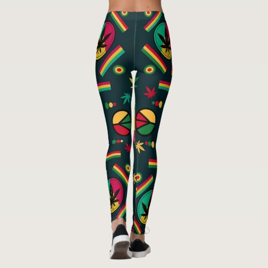 Weltfrieden Leggings (Rückseite)