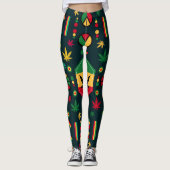 Weltfrieden Leggings (Vorderseite)