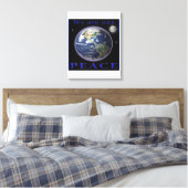 Weltfrieden Leinwanddruck (Insitu (Schlafzimmer))