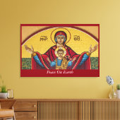 Weltfrieden Leinwanddruck (Insitu (Wohnzimmer))