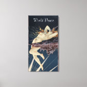 WELTFRIEDEN LEINWANDDRUCK (Vorderseite)