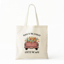 Weltfrieden Liebe Wildblume Vintage Blumenmuster