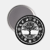 Weltfrieden Magnet (Vorderseite/Rückseite)