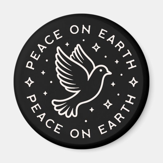 Weltfrieden Magnet (Vorne)