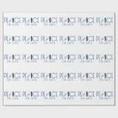 Weltfrieden mit Fox-Weihnachtsverpackung Geschenkpapier (Flach)