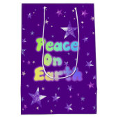 Weltfrieden Mittlere Geschenktüte (Rückseite)