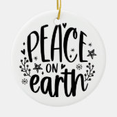 Weltfrieden Modern Keramik Ornament (Vorne)