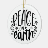 Weltfrieden Modern Keramik Ornament (Links)