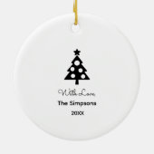 Weltfrieden Modern Keramik Ornament (Hinten)