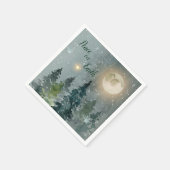 Weltfrieden Moderner Weihnachtsfeiertag im Wasser Serviette (Ecke)