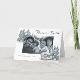 Weltfrieden Modernes Foto Gruß Feiertagskarte