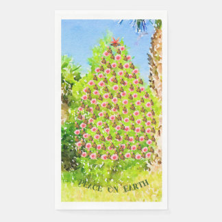 Weltfrieden Monarch Butterfly Weihnachtsbaum Serviette