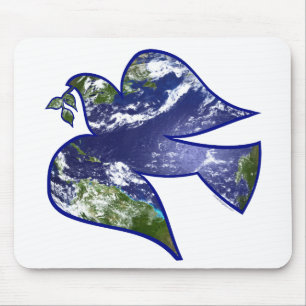 Weltfrieden Mousepad