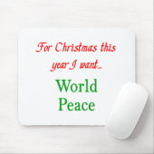 Weltfrieden Mousepad (Mit Mouse)