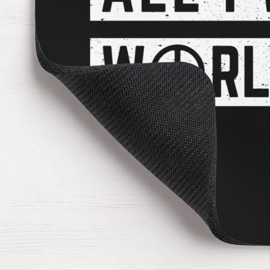 Weltfrieden Mousepad (Ecke)