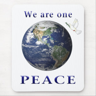 Weltfrieden Mousepad