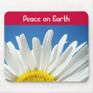 Weltfrieden mousepad Geschenke Daisy Blume