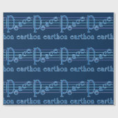 Weltfrieden-Musical-Muster Geschenkpapier (Flach)