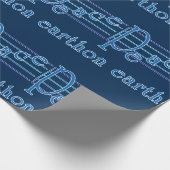 Weltfrieden-Musical-Muster Geschenkpapier (Ecke)